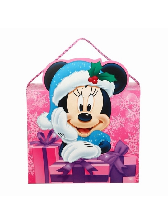 "Eng yaxshi qiz uchun" yangi yil sovg'a qutisi to'plami, 27x23x12 sm, Minnie Mouse - 
