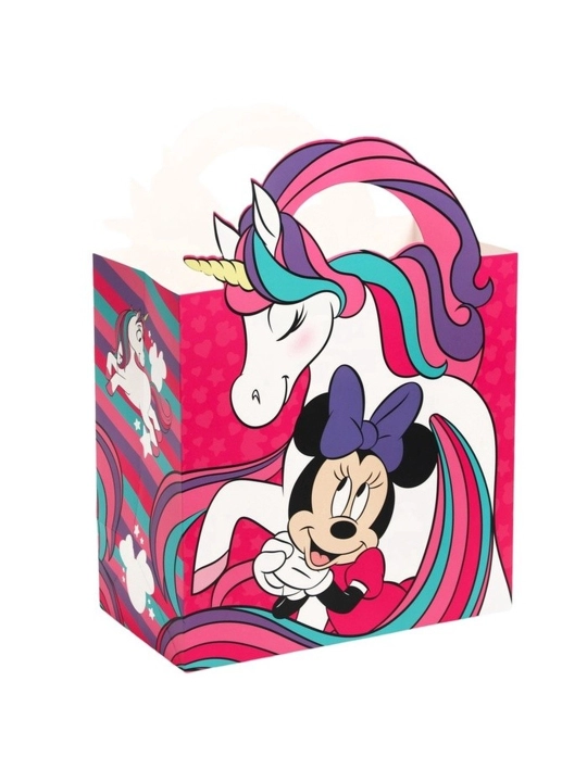 Sovg'a sumkasi, salfetka qog'ozi, 22x22x12 sm, qadoq, Minnie Mouse