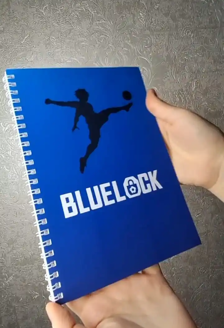 Anime yon daftari Moviy qamoqxona, Blue Lock, A5, 40 varaq, daftar, muxlis