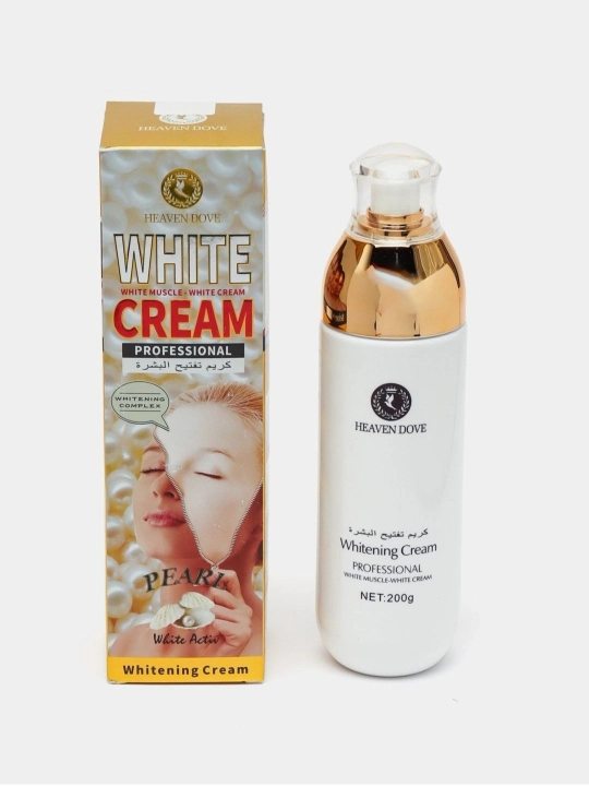 Крем для лица и тела, отбеливающий, Whitening Cream, 200 гр - 