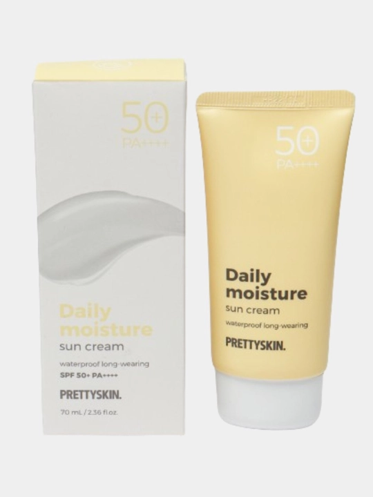 Pretty Skin Yuz uchun namlovchi, quyoshdan himoyalovchi krem SPF50+ PA++++ , 70 ml