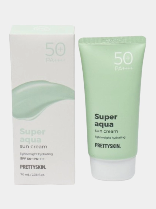 Pretty Skin Yuz uchun namlovchi, quyoshdan himoyalovchi krem SPF50+ PA++++ , 70 ml