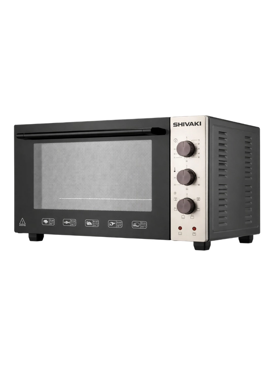 Mini pech Shivaki MD4218L 42 litr, konveksiya va grill funksiyali, qora