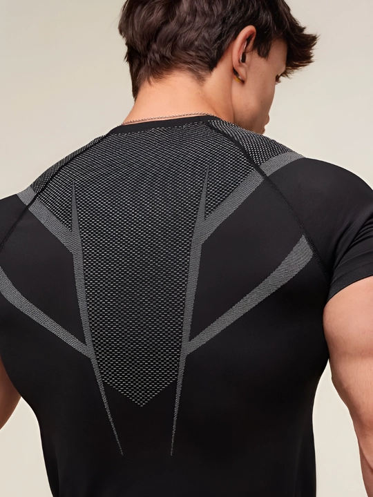 Compression rashguard, sport, erkaklar, fitnes uchun rashguard, compression futbolka