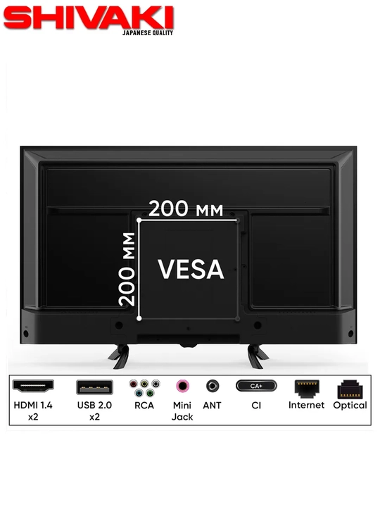 Телевизор 32" S32HY10 Smart TV HD, Yandex OS, Wi-Fi, HDR