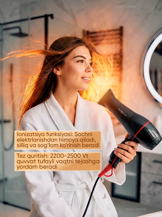 Fen MAC Styler Professional, soch quritgich, uy va salon uchun