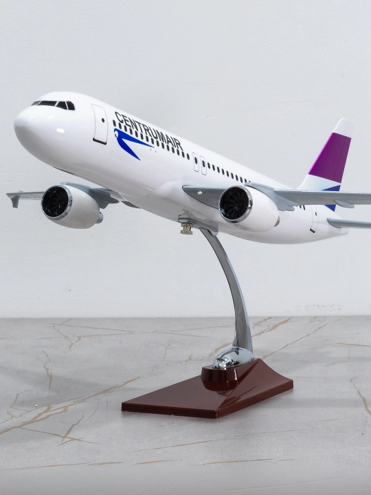 Модель самолёта Airbus A320, Centrum Air, 47 см, металл + пластик - 