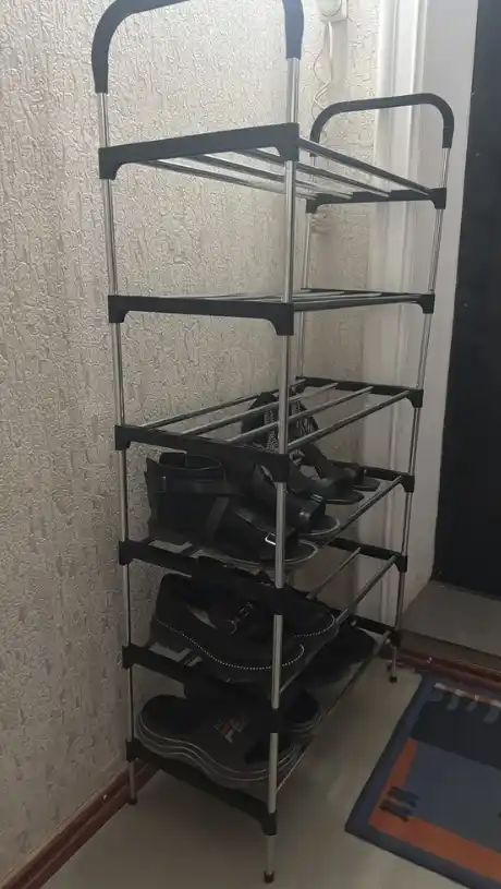 Полка для обуви для прихожей, с 6 полками