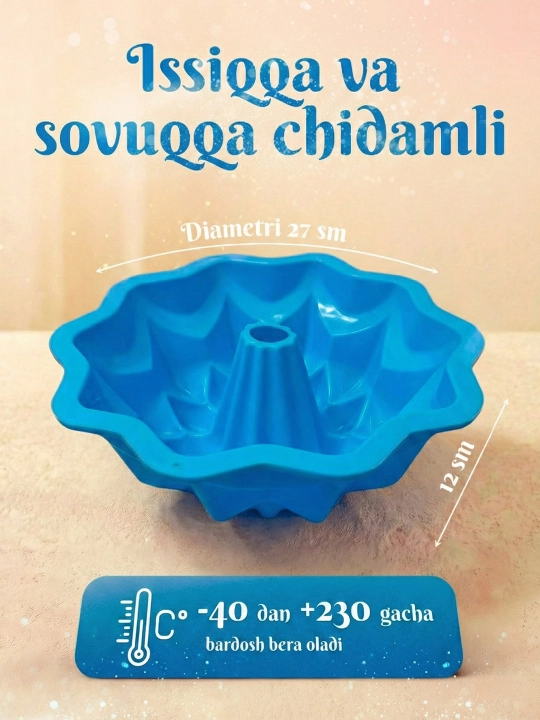 Tort, keks va pishiriqlar uchun sifatli silikon qolip