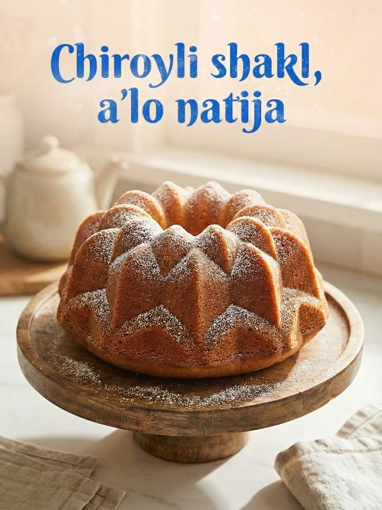 Tort, keks va pishiriqlar uchun sifatli silikon qolip