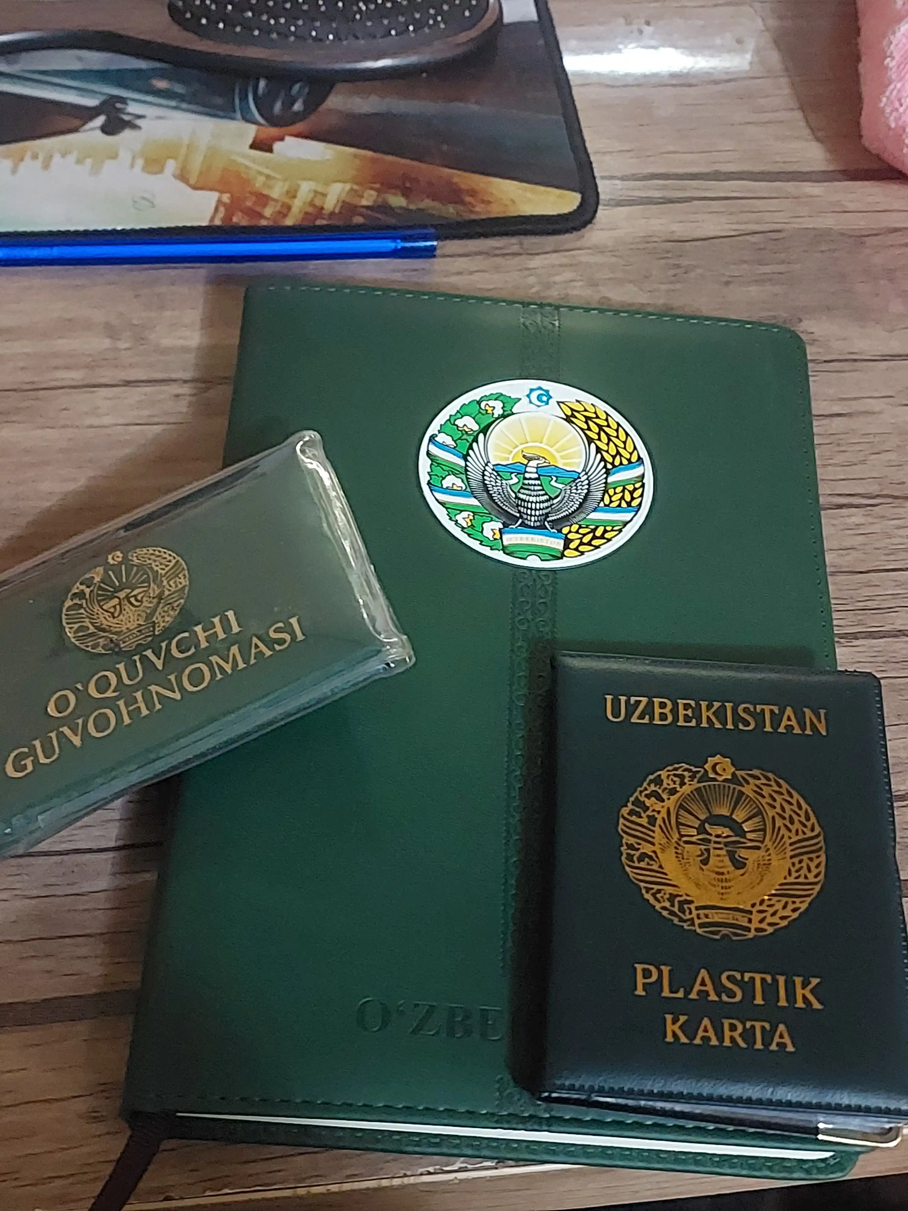 Блокнот JooyDoo UZBEKISTAN, A5, 100 листов, с обложкой из эко-кожи