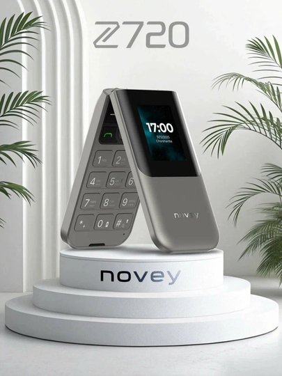 Мобильный телефон Novey Z720, 2 SIM-карты, 1 SD-карта, Grey