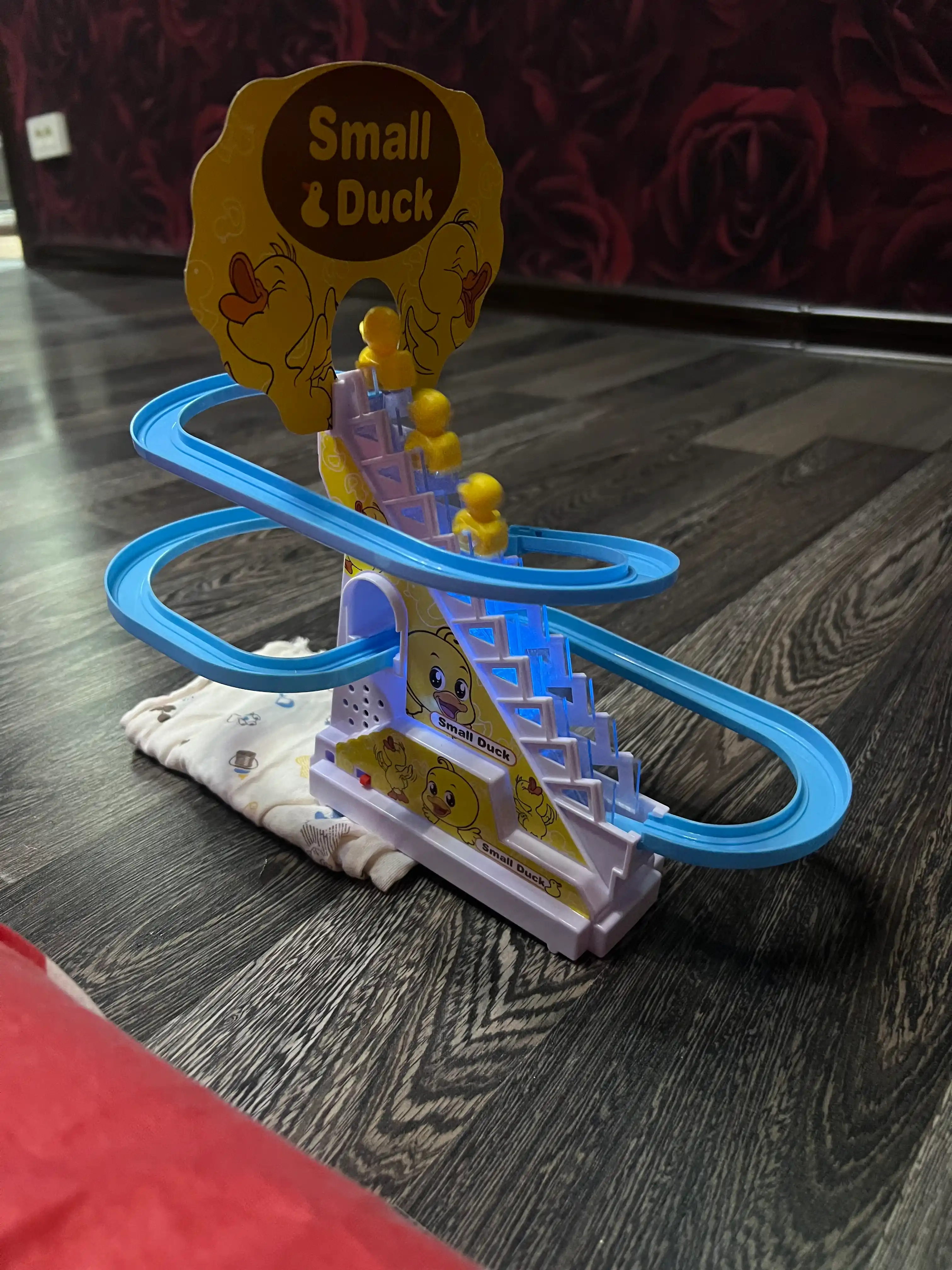 Уточки на горке Small Duck, игрушка развивающая и музыкальная для детей, антистресс