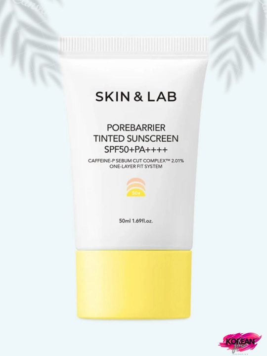 Quyoshdan himoyalovchi tonusli krem SKIN&LAB Porebarrier Tinted Sunscreen SPF50+ PA++++