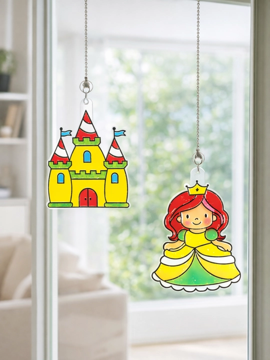 Ijodiy to‘plami, Amos Glass Deco vitraj stikerlar oynaga, 6 rang