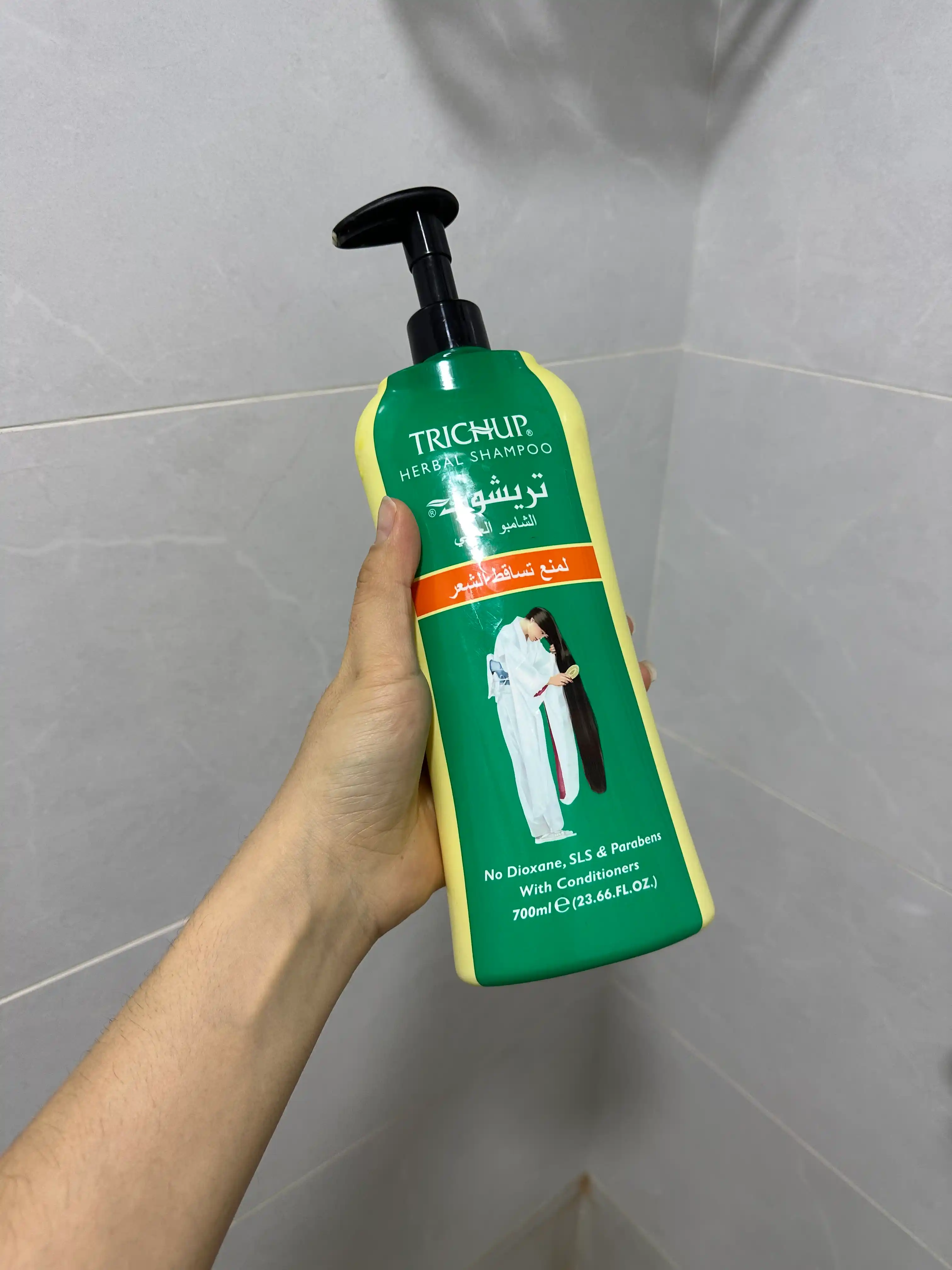 Trichup Hair Fall Control, 700 ml, shampun — soch to‘kilishiga qarshi, mustahkamlash