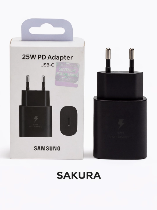 Samsung 25W PD USB-C quvvatlash adapteri - Tezkor quvvatlash - 
