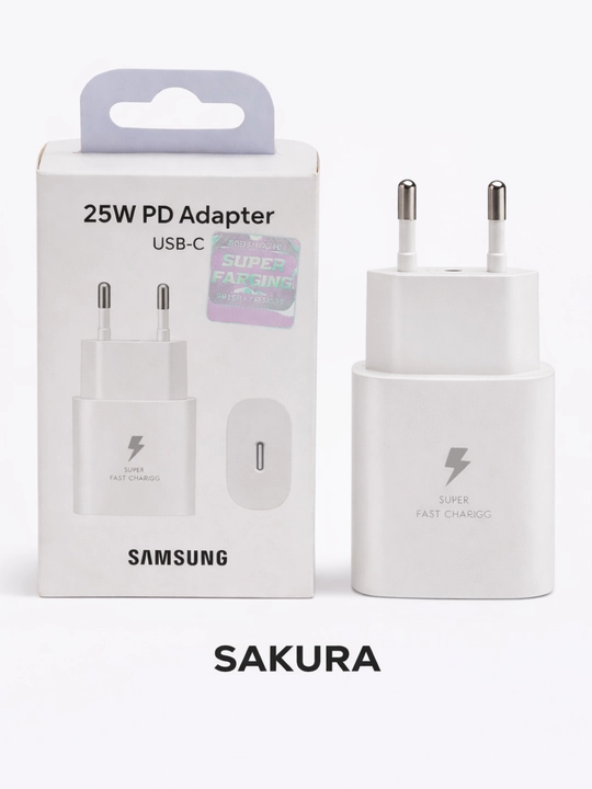 Samsung 25W PD USB-C quvvatlash adapteri - Tezkor quvvatlash - 