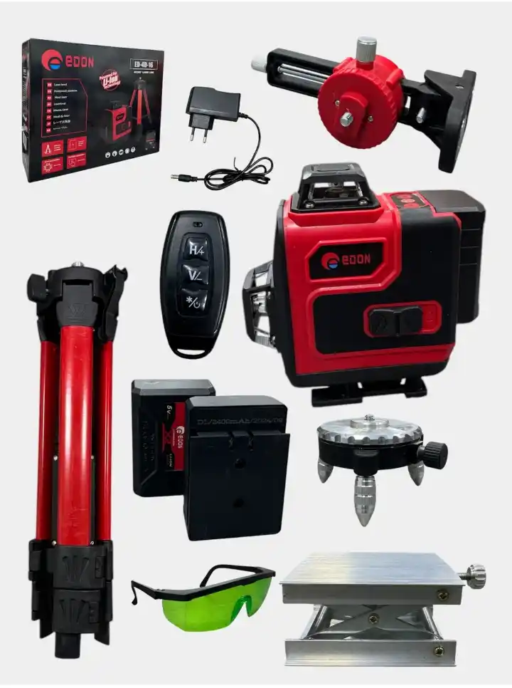 Lazer darajasi professional shtativ bilan 4D EDON
