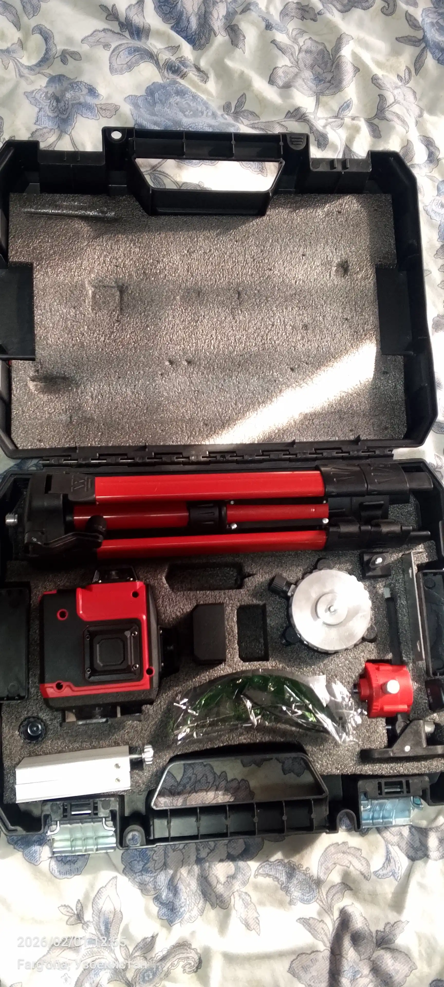 Lazer darajasi professional shtativ bilan 4D EDON