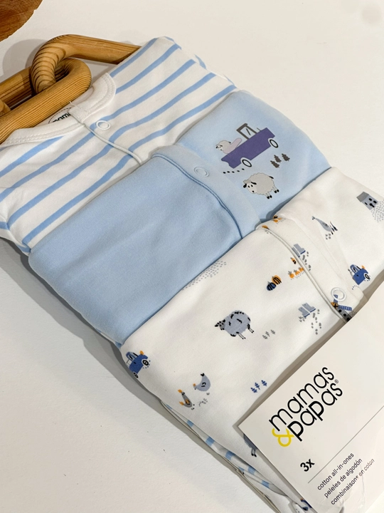 Mamas & Papas – 3 dona bolalar slipi to‘plami