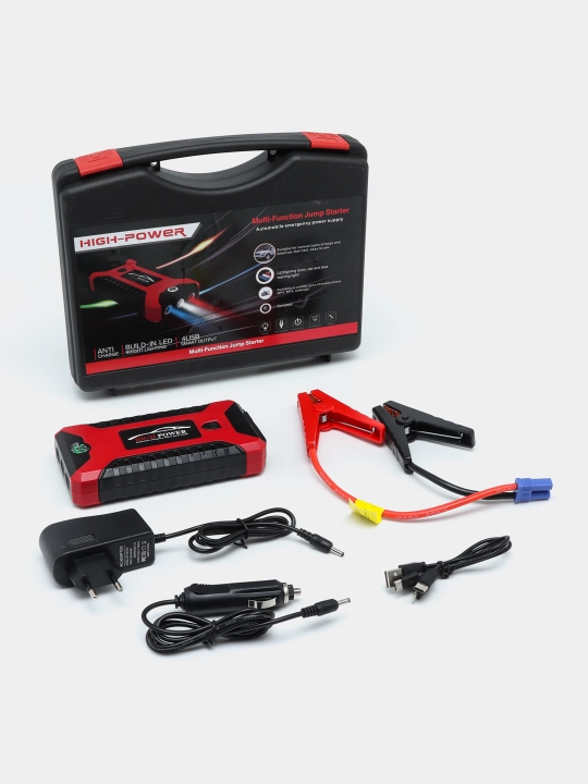 Avtomobilni ishga tushirish moslamasi, quvvatlash moslamasi, 99800mAh