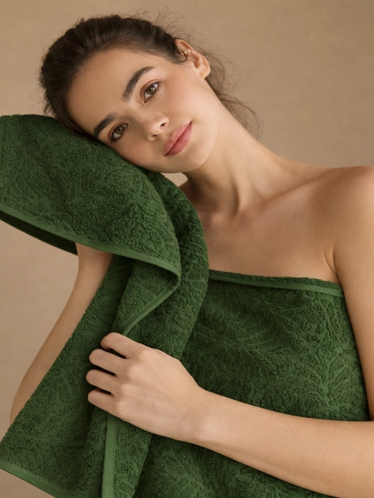 COTTON LIFE Полотенце для лица и ванной | 100% хлопок | Красивый дизайн | Выбор семьи