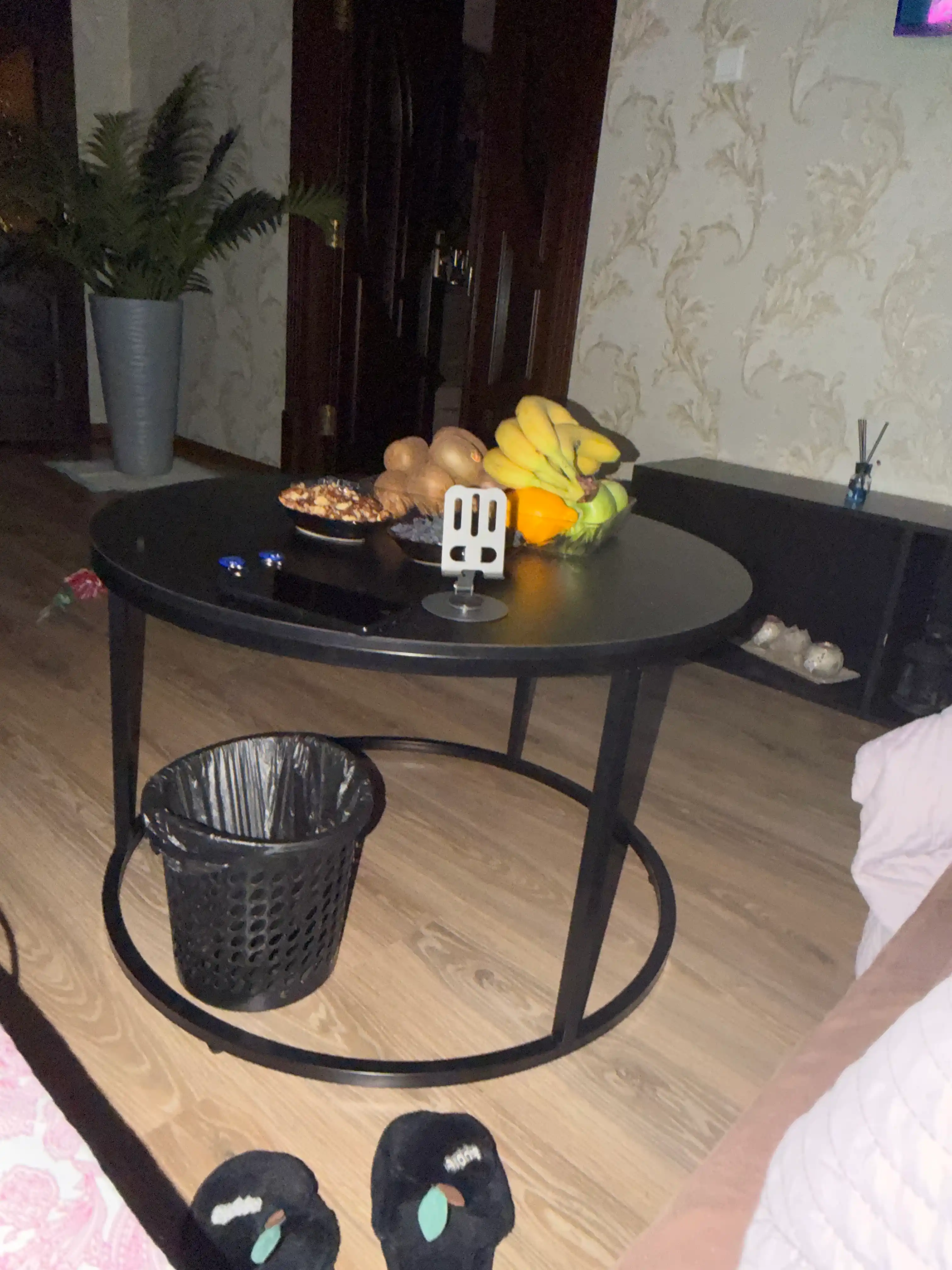 Кофейный столик для гостиной, тумба под телевизор, круглый кофейный столик 80 см