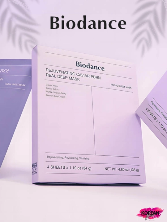 Biodance 5 turdagi gidrogel maskalari