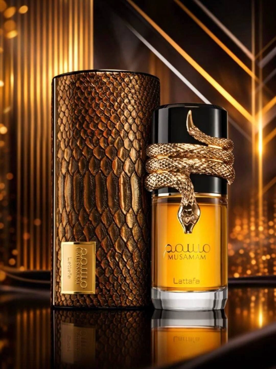 Erkaklar va ayollar uchun parfyumlangan suv, Lattafa Perfumes Musamam, 100 ml - 