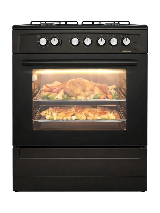Shivaki 6300-K Eco gaz plitasi, aralash pech, 4 ta kamin