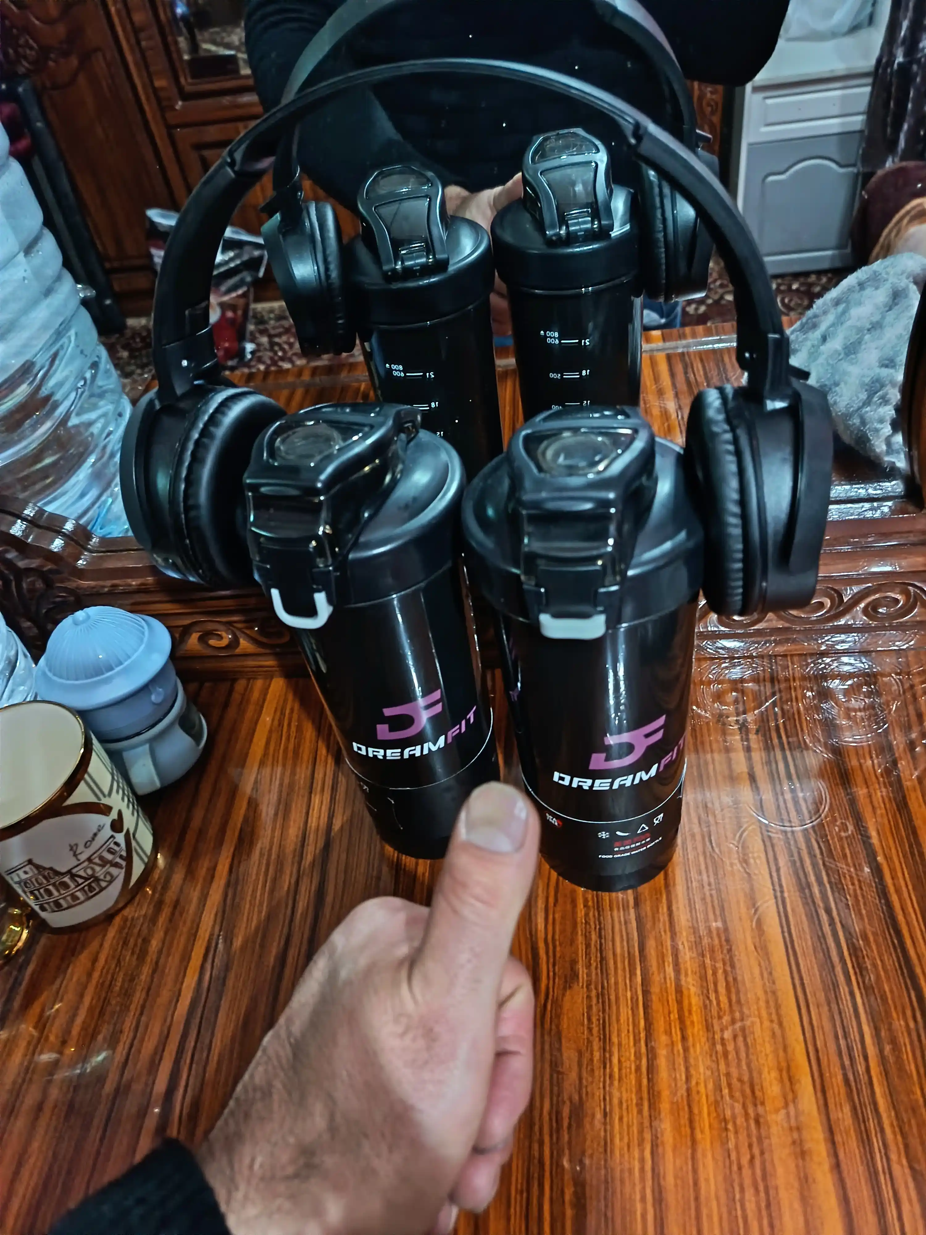 Sheyker, shaker suv shisha, sport idish, geyner, oqsil, protein, 600 ml, uniseks