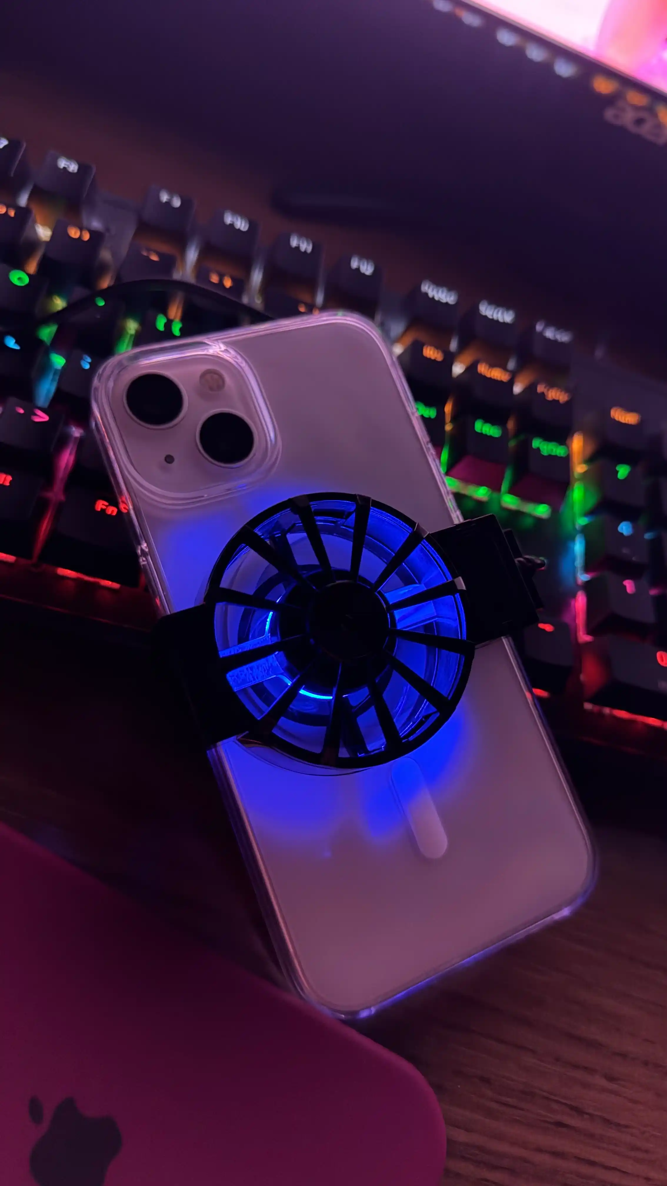 Telefon sovutgichi, PUBG va o'yinlar uchun kuler, muzlatadi -0, -15 avto