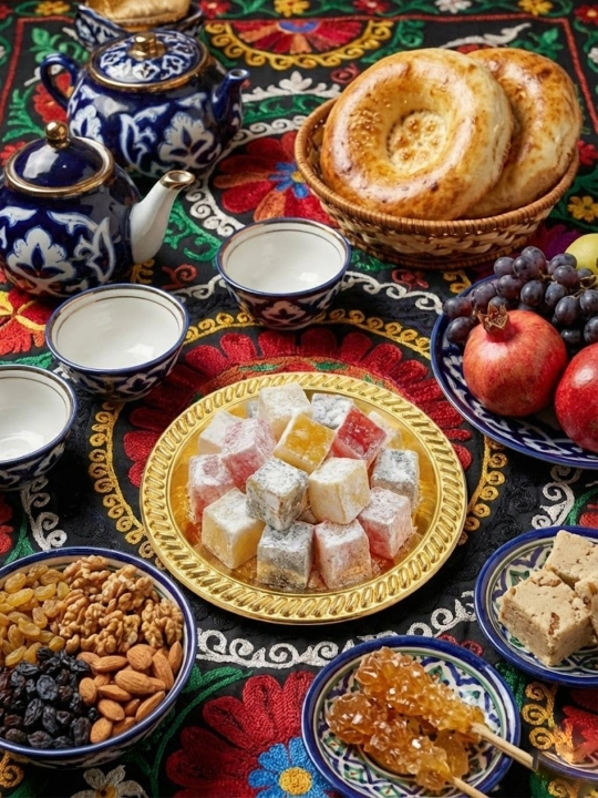 Xurmo va yong'oqlar uchun tilla rangli stol idishi