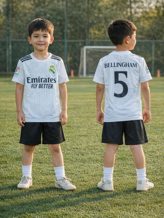 Детские футбольная форма Real Madrid, для домашних и выездных матчей