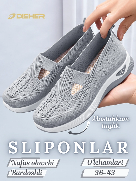 Ayollar sliponlari DISHER SoftWalk
