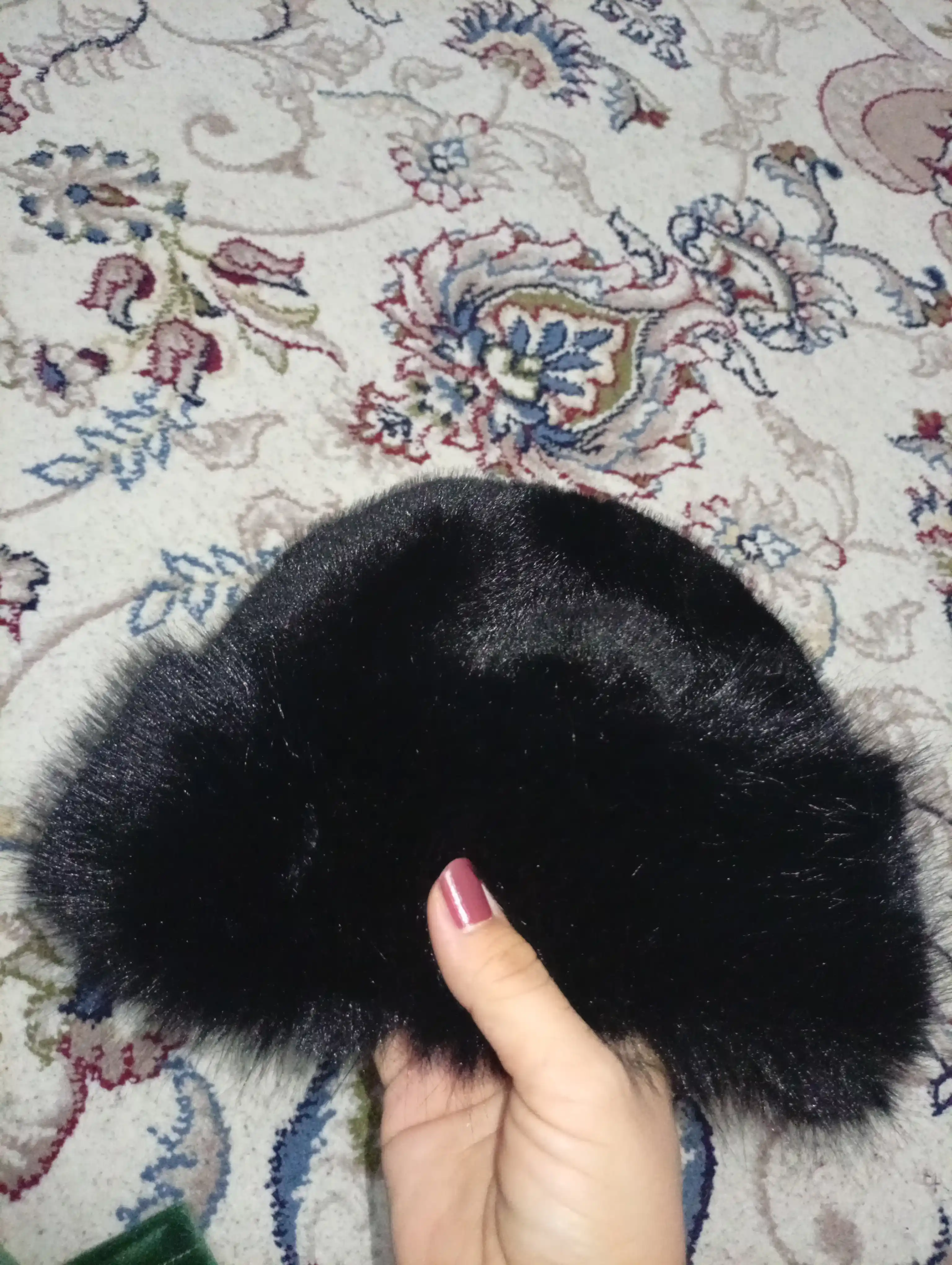 Ayollar va qizlar uchun eko mo‘ynali qishki qalpoq, bosh kiyim