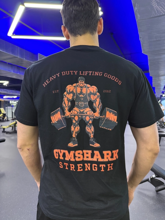 Paxtadan tikilgan erkaklar gimshark sport futbolkasi