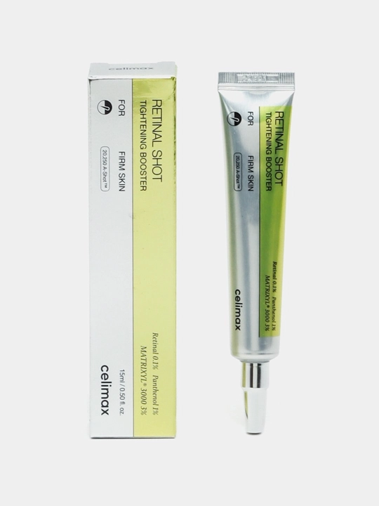 Celimax Retinal Shot Tightening Booster, Retinal bilan zardob, 15 ml - 
