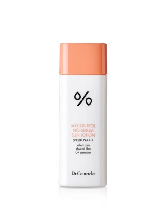Солнцезащитный матирующий крем Dr.Ceuracle 5a Control No-Sebum Sun Lotion SPF50+ PA++++ - 