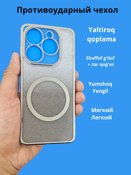 Tecno Spark Go 2024, Spark 20/20C, Infinix Smart 8/Hot 40 i smartfoni uchun g'iloflar
