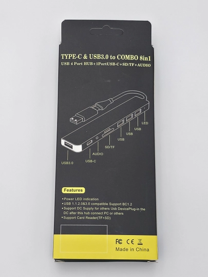 USB / Type-C HUB расширитель разъёмов — мультипортовый адаптер