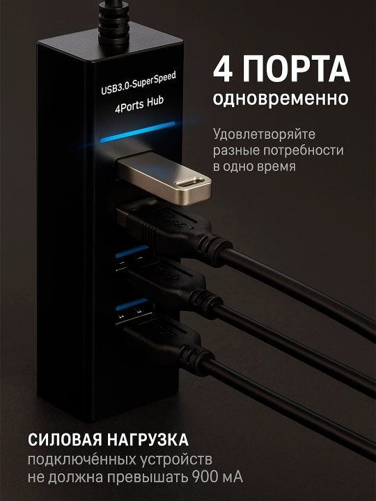 USB / Type-C HUB port ko‘paytirgich — ko‘p portli adapter