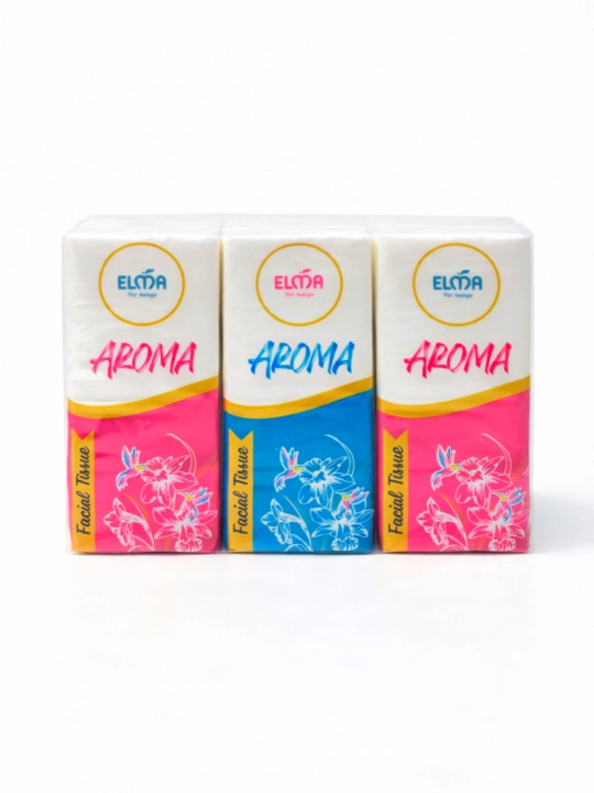 Elma Aroma qog‘oz ro'molcha, cho‘ntak salfetkalari 3 qatlamli