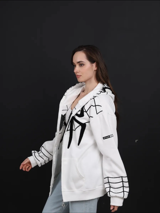 Xudi zip Unisex, o‘rgimchak odam, paxtadan, katta, unisex, marvel, XB, unisex