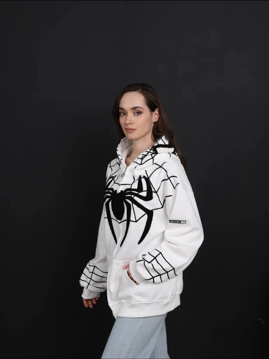 Xudi zip Unisex, o‘rgimchak odam, paxtadan, katta, unisex, marvel, XB, unisex