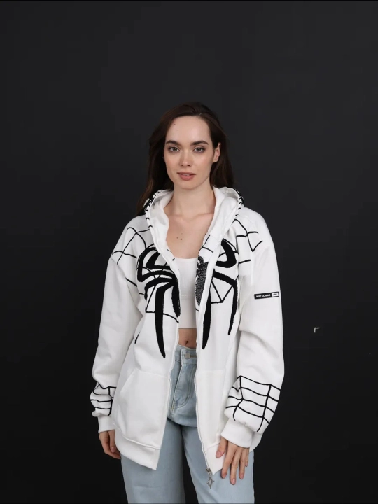Xudi zip Unisex, o‘rgimchak odam, paxtadan, katta, unisex, marvel, XB, unisex