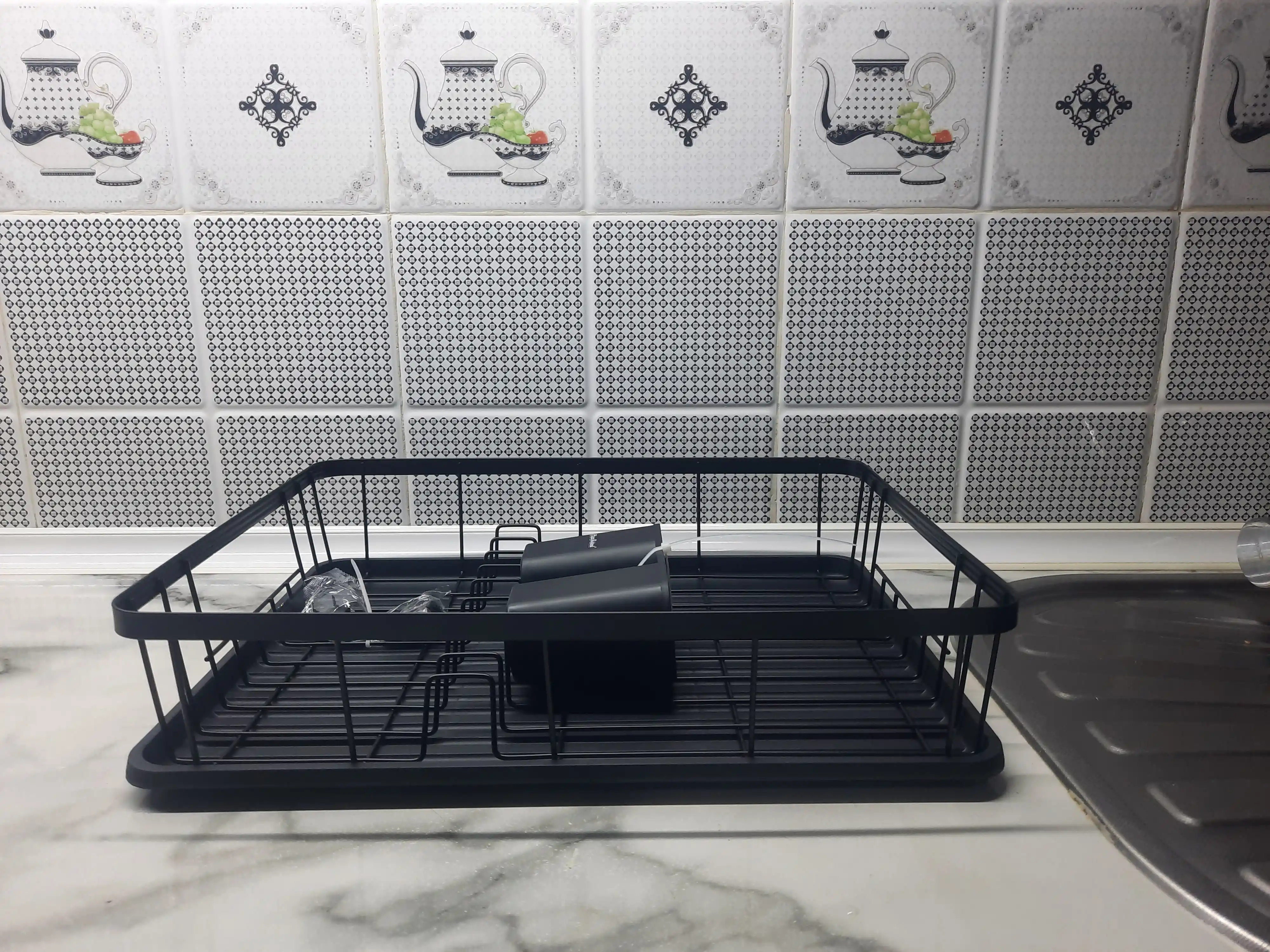 Stol usti ikki qavatli idish-tovoq quritgichi SPACIA taomlar va krujkalar uchun 50x36x39