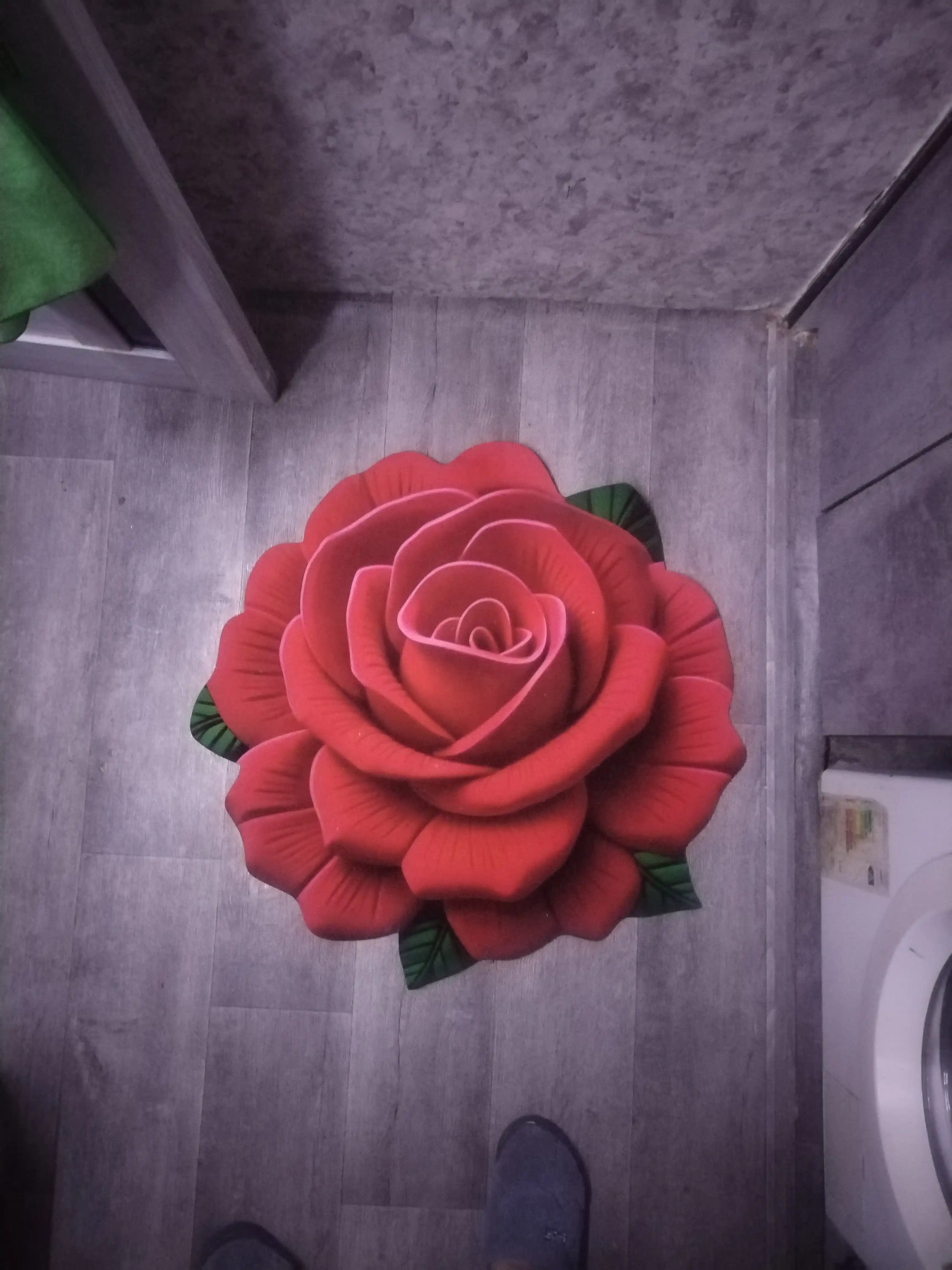 3D коврик для ванной, кухни и туалета, резиновый, противоскользящий, влагостойкий