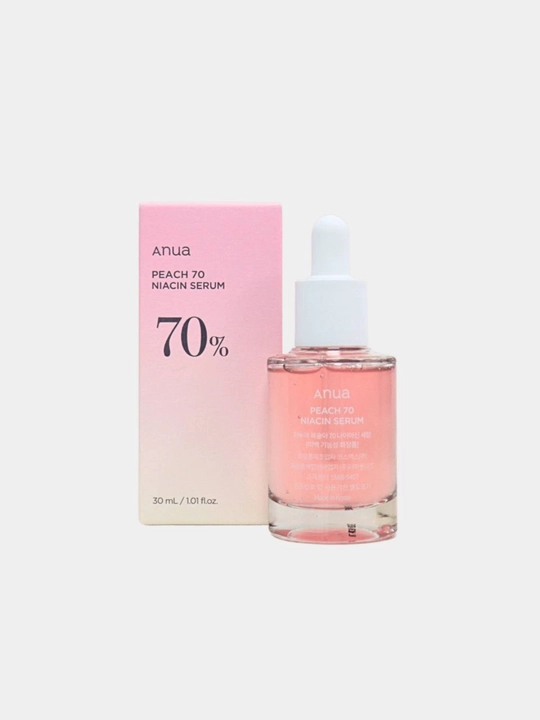 Anua Peach 70+ Niacin Serum, 70% Shaftoli Ekstrakti, 30 ml